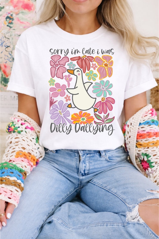 Sorry I'm Late Graphic Tee and Sweatshirt - Southern Divas Boutique