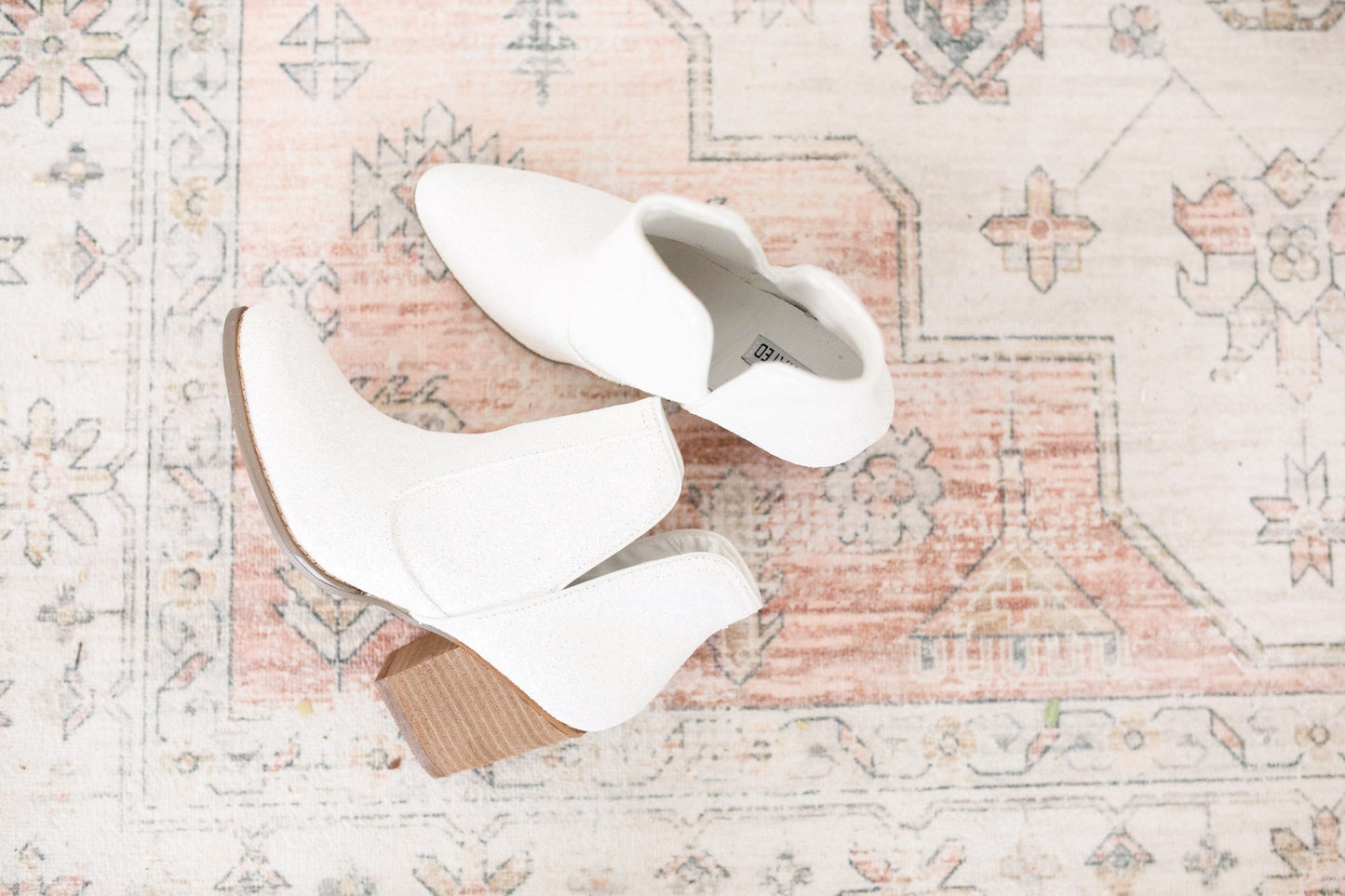 Fiera Booties in White - Southern Divas Boutique