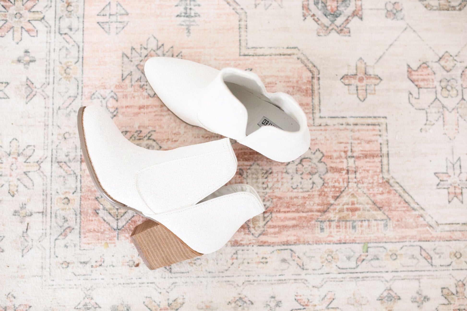 Fiera Booties in White - Southern Divas Boutique