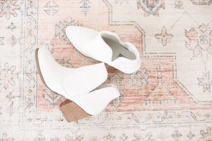 Fiera Booties in White - Southern Divas Boutique